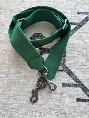 Etienne Aigner Green Adjustable Bag Strap Wide Canvas Shoulder Crossbody